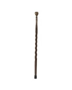 Brazos Walking Sticks Twisted Oak Turned Knob Walking Stick, 37in, Tan