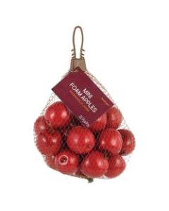 Amscan Foam Fall Bag of Mini Apples, 1-4/5in, 2 Per Pack, Carton of 20 Packs
