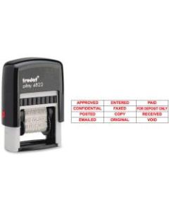 U.S. Stamp & Sign 12-In-1 Message Stamp, Red