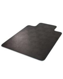 Deflect-O Chair Mat For Low-Pile Carpeting, Standard Lip, 36in x 48in, Black