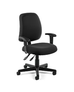 OFM Posture Series Fabric Mid-Back Task Chair, Black