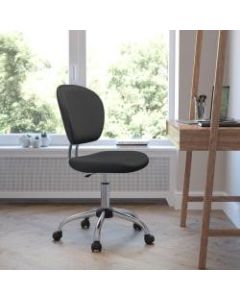 Flash Furniture Mesh Mid-Back Swivel Task Chair, Gray/Silver