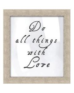 PTM Images Expressions Framed Wall Art, Do All Things, 21 1/2inH x 17 1/2inW, Crude