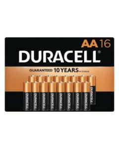 Duracell Coppertop AA Alkaline Batteries, Pack Of 16