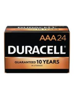 Duracell Coppertop AAA Alkaline Batteries, Box of 24 Batteries, Case Of 6 Boxes