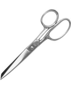 Clauss Hot Forged Clip-Point Shears - 3.88in Cutting Length - 8in Overall Length - Straight-left/right - Pointed Tip - Black - 1 Each