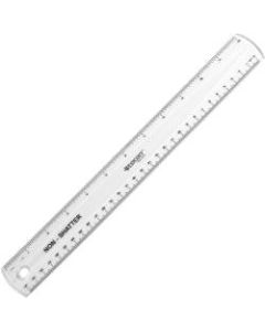 Westcott Non-Shatter Plastic Ruler, 12in, Clear