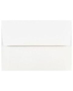 JAM Paper Booklet Invitation Envelopes, A7, Gummed Seal, White, Pack Of 25