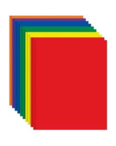 Office Depot Brand 2-Pocket Paper Folders with Prongs, Assorted Colors, Pack Of 10