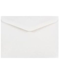 JAM Paper Booklet Invitation Envelopes, A7, Gummed Seal, White, Pack Of 25