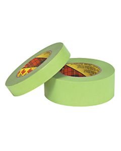 3M 233+ Performance Masking Tape, 2in x 60 Yd., Green, Pack Of 12