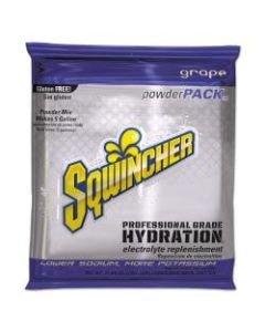 Sqwincher Powder Packs, Grape, 47.66 Oz, Case Of 16