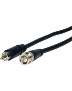 Comprehensive Pro AV/IT Series BNC Plug to RCA Plug Video Cable 25ft - 25 ft BNC/RCA Video Cable for Video Device - Mist Black