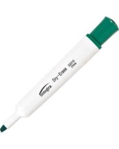 Integra Chisel Point Dry-erase Markers - Chisel Marker Point Style - Green - 12 / Dozen
