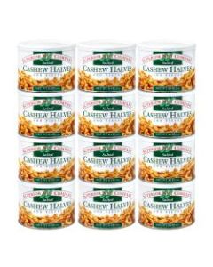 Superior Nut Salted Cashew Halves, 8 oz, 12 Count