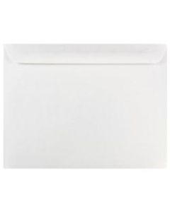 JAM Paper Booklet Envelopes, #13, Gummed Seal, White, Pack Of 25
