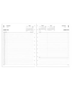TUL Discbound Daily Refill Pages, Letter Size, 2 Pages Per Day, January To December 2022, TULLTFLR-2PG