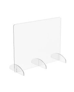 Marco Group Portable Sneeze Guard, 24in x 30in, Clear