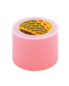 3M 821 Label Protection Tape, 6in x 72 Yd., Pink, Case Of 8