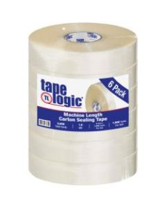 Tape Logic #700 Hot Melt Tape, 2in x 1,000 Yd., Clear, Case Of 6