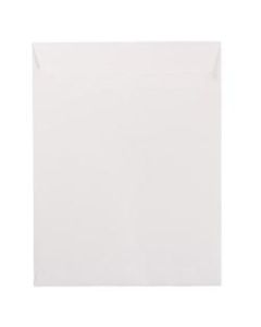 JAM Paper Open-End 10in x 13in Catalog Envelopes, Gummed Closure, White, Pack Of 25