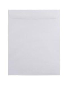 JAM Paper Open-End 11 1/2in x 14 1/2in Catalog Envelopes, Gummed Seal, White, Pack Of 25