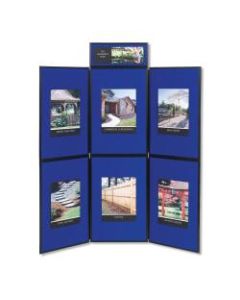 Quartet ShowIt 6-Panel Presentation System For Tabletop/Floor Display