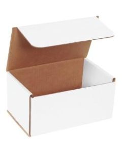 Office Depot Brand Corrugated Mailers 8in x 5in x 4in, White, Bundle of 50