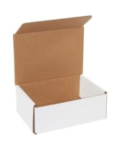 Office Depot Brand Corrugated Mailers 8in x 6in x 3in, White, Bundle of 50