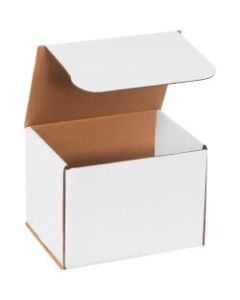 Office Depot Brand Corrugated Mailers 8in x 6in x 6in, White, Bundle of 50