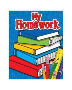 Teacher Created Resources My Homework Take-Home Pocket Folders, 9 1/2in x 12in, Multicolored, Pack Of 10
