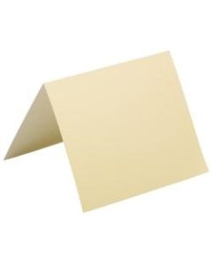 JAM Paper Blank Fold-Over Cards, 4 3/8in x 5 7/16in, Ivory, Pack Of 100