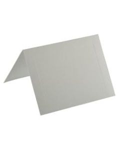 JAM Paper Note Cards, Fold-Over, Panel Border, 4 5/8in x 6 1/4in, White, Pack Of 25
