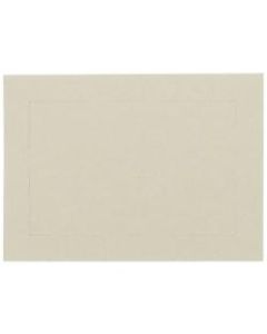 JAM Paper Blank Cards, 3 1/2in x 4 7/8in, With Panel Border, Ivory, Pack Of 100