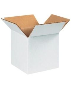 Office Depot Brand Corrugated Boxes 5in x 5in x 5in, White, Bundle of 25