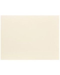 JAM Paper Blank Note Cards, 4 1/4in x 5 1/2in, Ivory, Pack Of 100