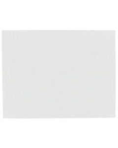 JAM Paper Blank Note Cards, 4 1/4in x 5 1/2in, White, Pack Of 100