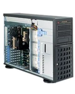 Supermicro SuperServer 7046T-6F Barebone System - 4U Tower - Intel 5520 Chipset - Socket B LGA-1366 - Black - 192 GB DDR3 SDRAM DDR3-1333/PC3-10600 Maximum RAM Support - Serial ATA/300, Serial Attached SCSI (SAS) RAID Supported Controller