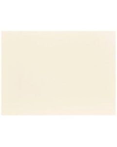 JAM Paper Blank Note Cards, 5 1/8in x 7in, Ivory, Pack Of 100