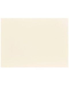 JAM Paper Blank Note Cards, 5 1/8in x 7in, Ivory, Pack Of 100
