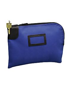PM SecurIT Night Deposit Bag, 9in x 12in, Cobalt Blue