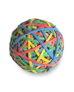 ACCO 275 Rubber Band Ball, Assorted Colors