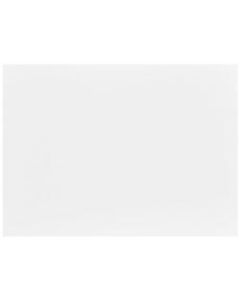 JAM Paper Blank Note Cards, 5 1/8in x 7in, White, Pack Of 100