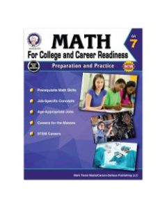 Carson-Dellosa Math For College And Career Readiness Workbook, Grade 7