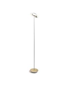 Koncept Royyo LED Floor Lamp, 45-1/2inH, Silver Body/Brass Base Plate