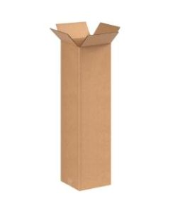 Office Depot Brand Tall Corrugated Boxes, 9in x 9in x 30in, Kraft, Bundle of 25