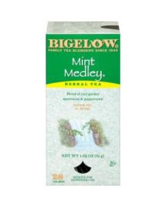 Bigelow Mint Medley Tea Bags, Box Of 28