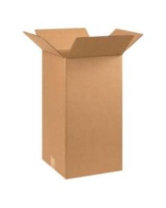 Office Depot Brand Tall Corrugated Boxes, 10in x 10in x 20in, Kraft, Bundle of 25