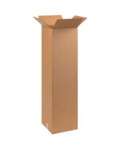 Office Depot Brand Tall Corrugated Boxes, 10in x 10in x 38in, Kraft, Bundle of 25