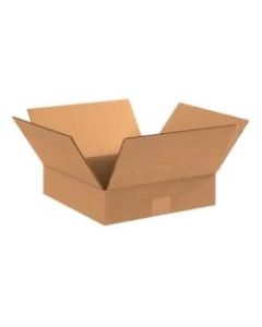 Office Depot Brand Flat Corrugated Boxes 11in x 11in x 3in, Bundle of 25